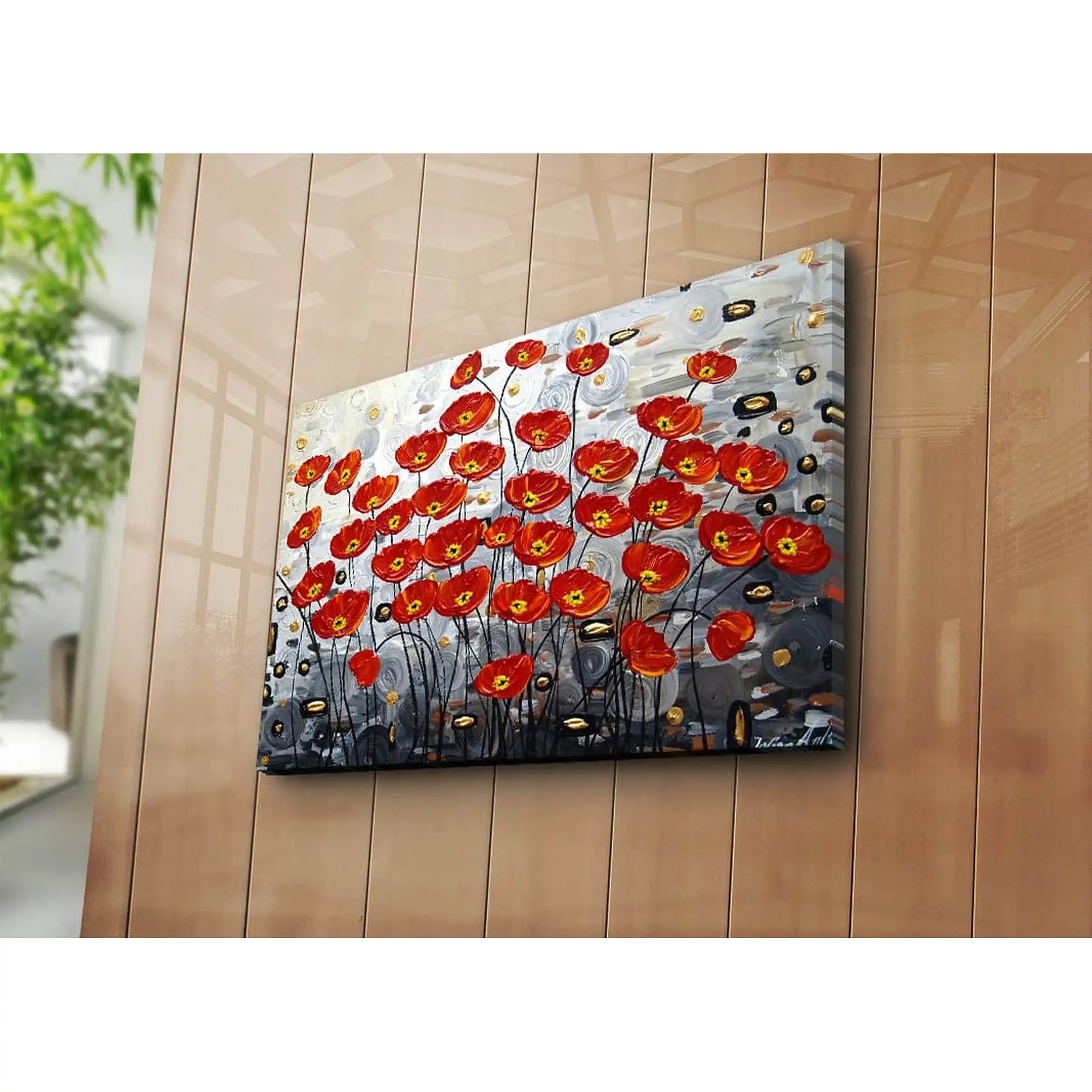 Tablou 237HRZ3276, multicolor, panza, 70x45 cm