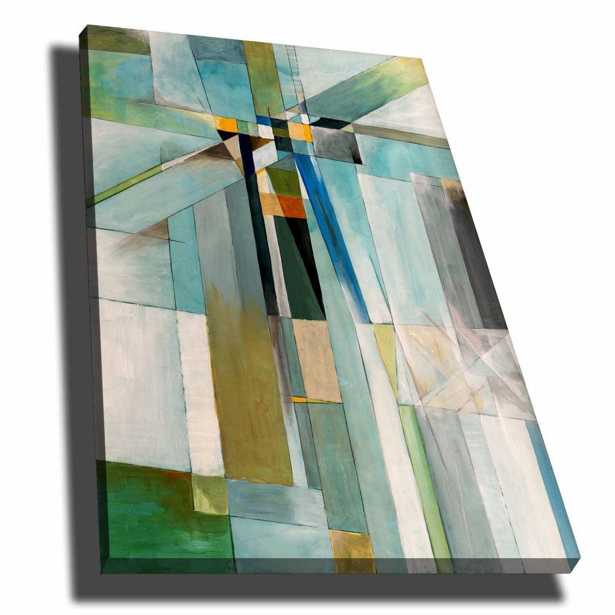 Tablou 252SGH1482, multicolor, panza/lemn, 70x100 cm