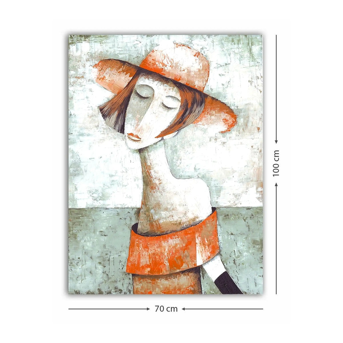 Tablou 441HPE1283, multicolor, panza, 70x100 cm