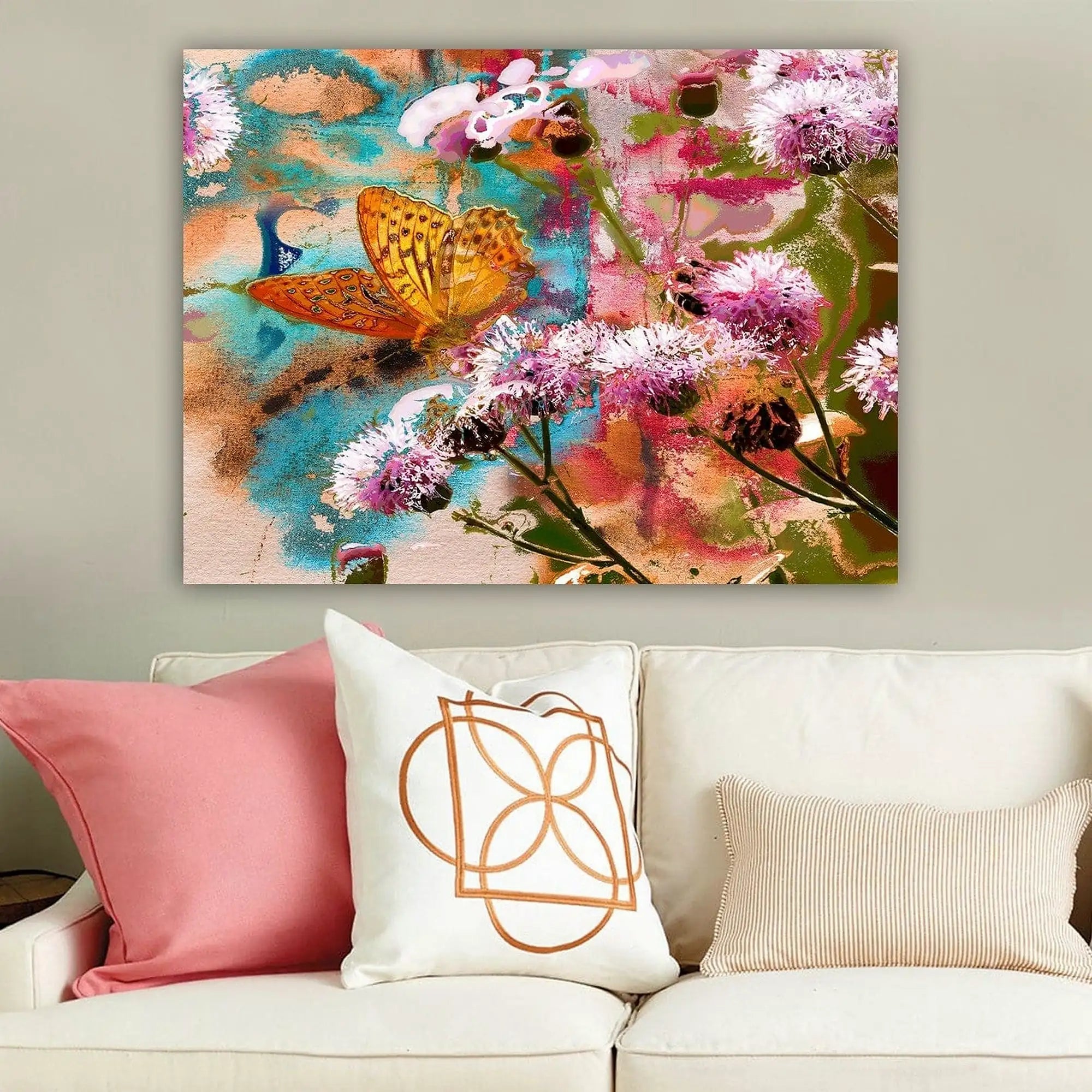 Tablou 441HPE1991, multicolor, panza, 100x70 cm