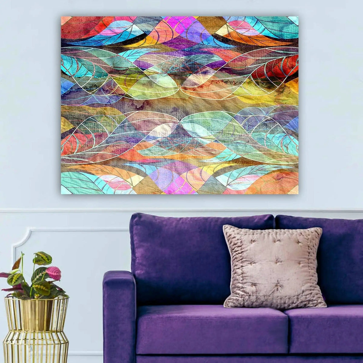 Tablou 441HPE2036, multicolor, panza, 100x70 cm