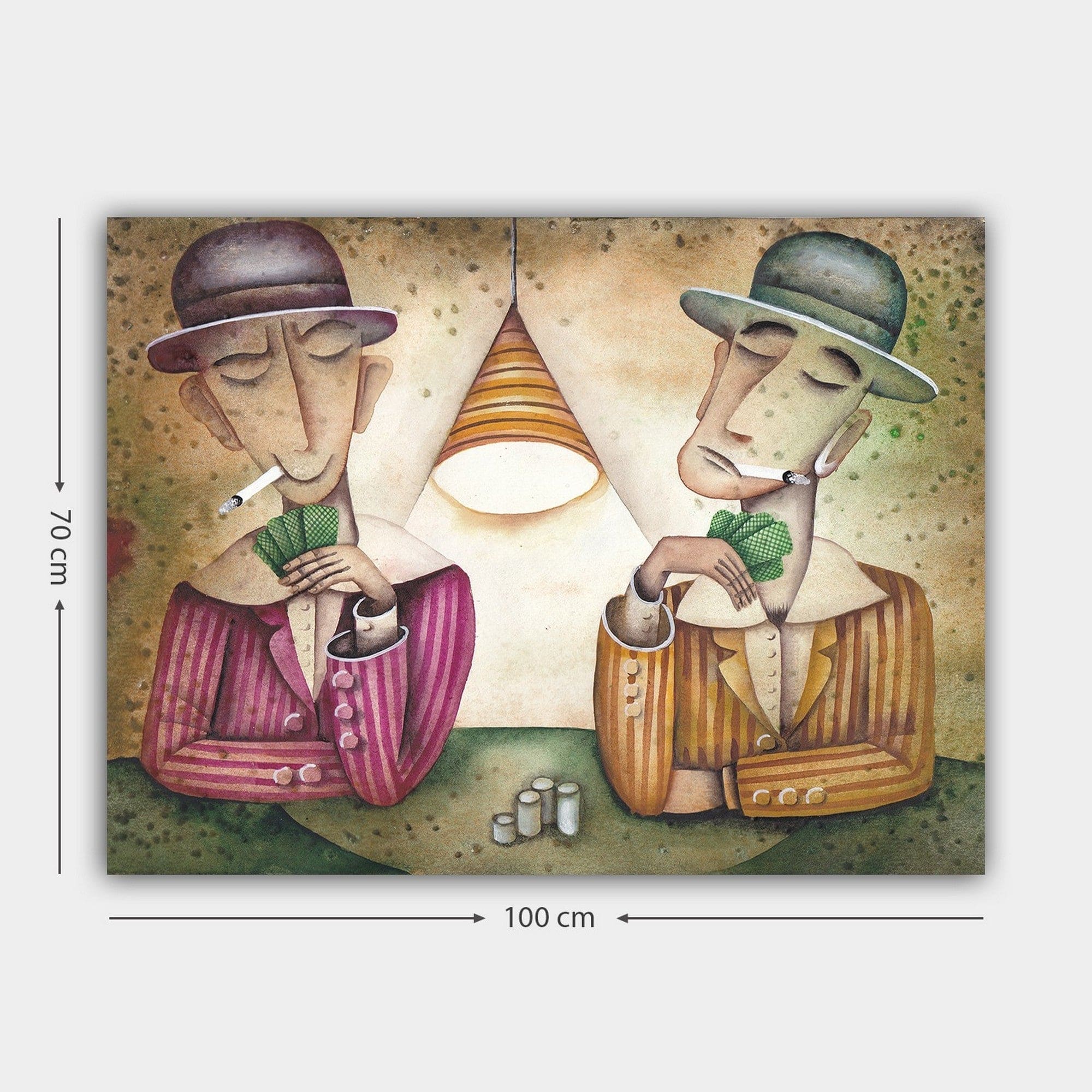 Tablou 441HPE2342, multicolor, panza, 100x70 cm