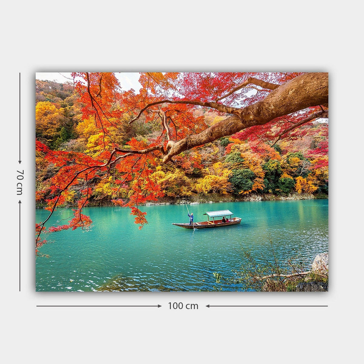 Tablou 441HPE2769, multicolor, panza, 100x70 cm