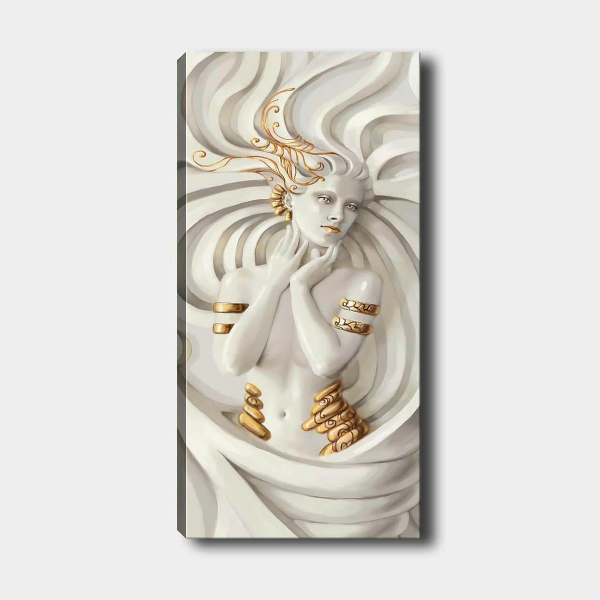 Tablou 483TNS1905, crem, panza, 30x80 cm