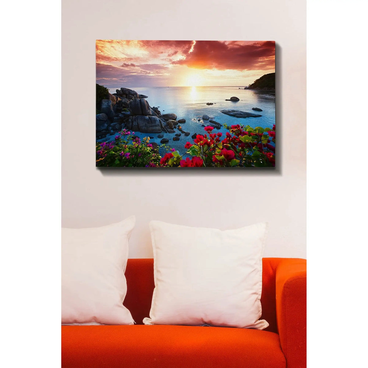 Tablou 529TCR1489, multicolor, panza, 100x70 cm