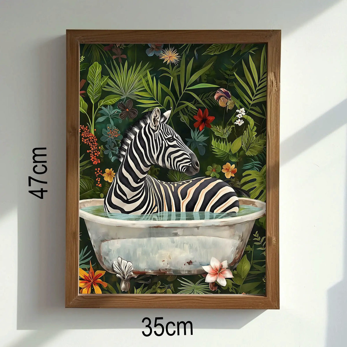 Tablou AI180, multicolor, MDF, 35x47 cm