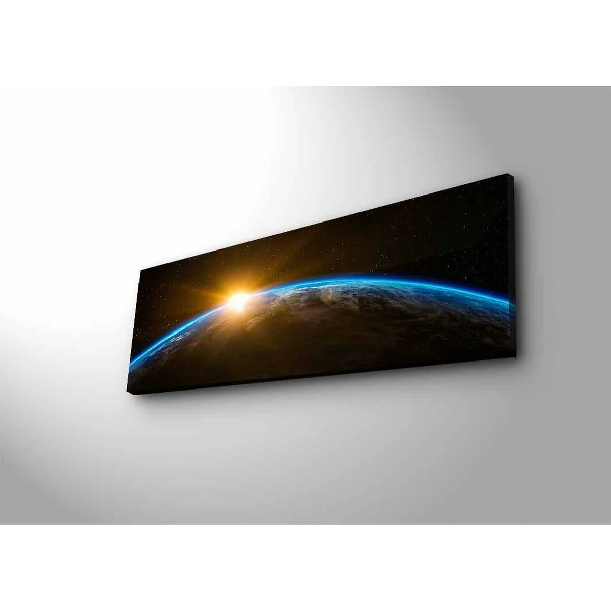Tablou cu LED NASA-018, multicolor, pânză, 30x90 cm
