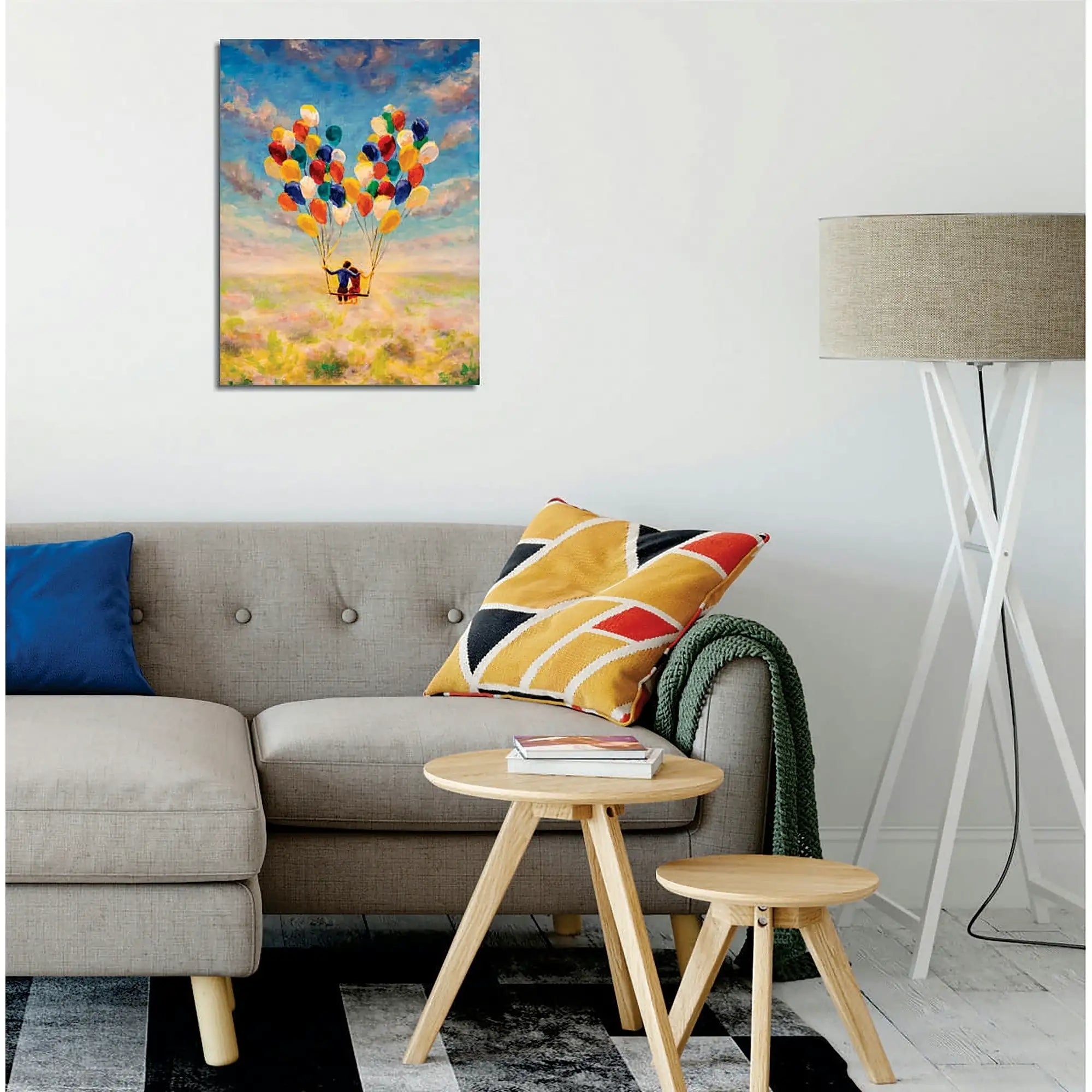 Tablou DC423, multicolor, panza, 30x40 cm