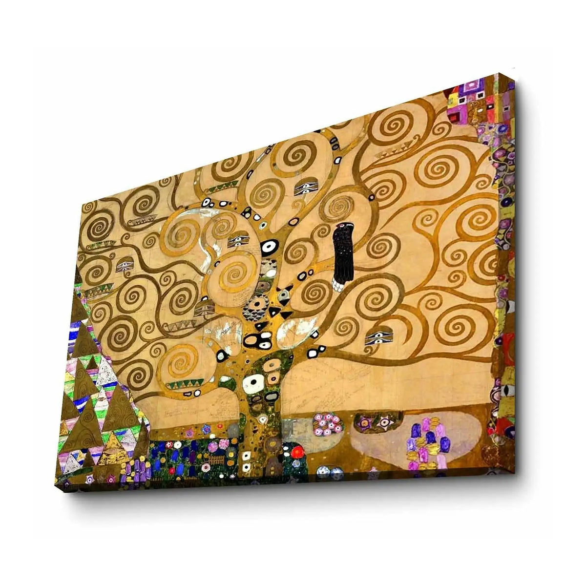 Tablou FAMOUSART-022, multicolor, pânză, 70x100 cm