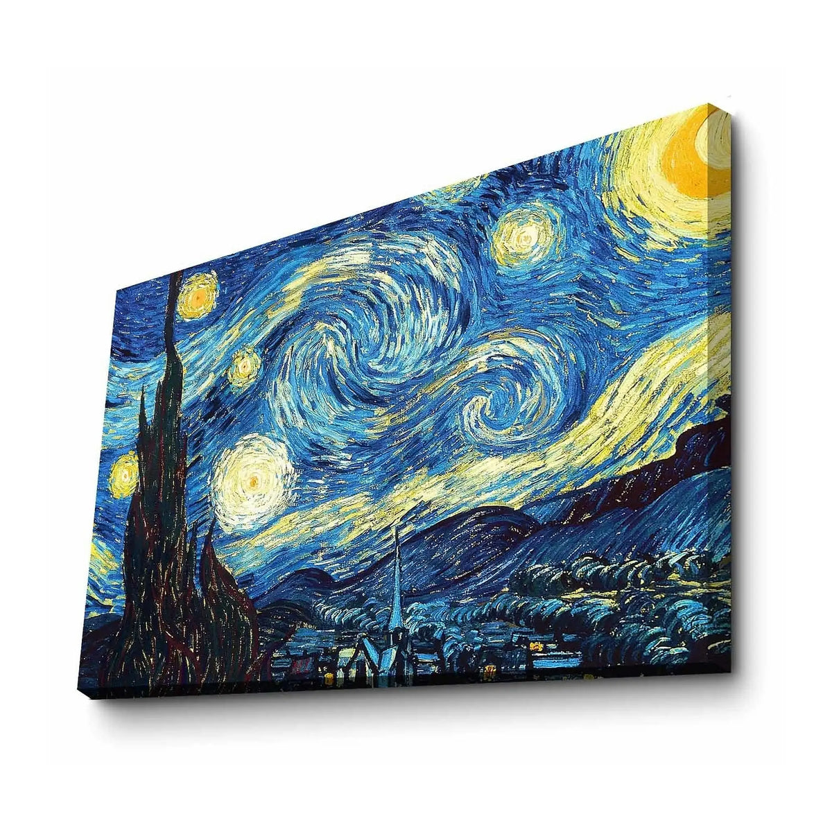 Tablou FAMOUSART-052, multicolor, pânză, 70x100 cm