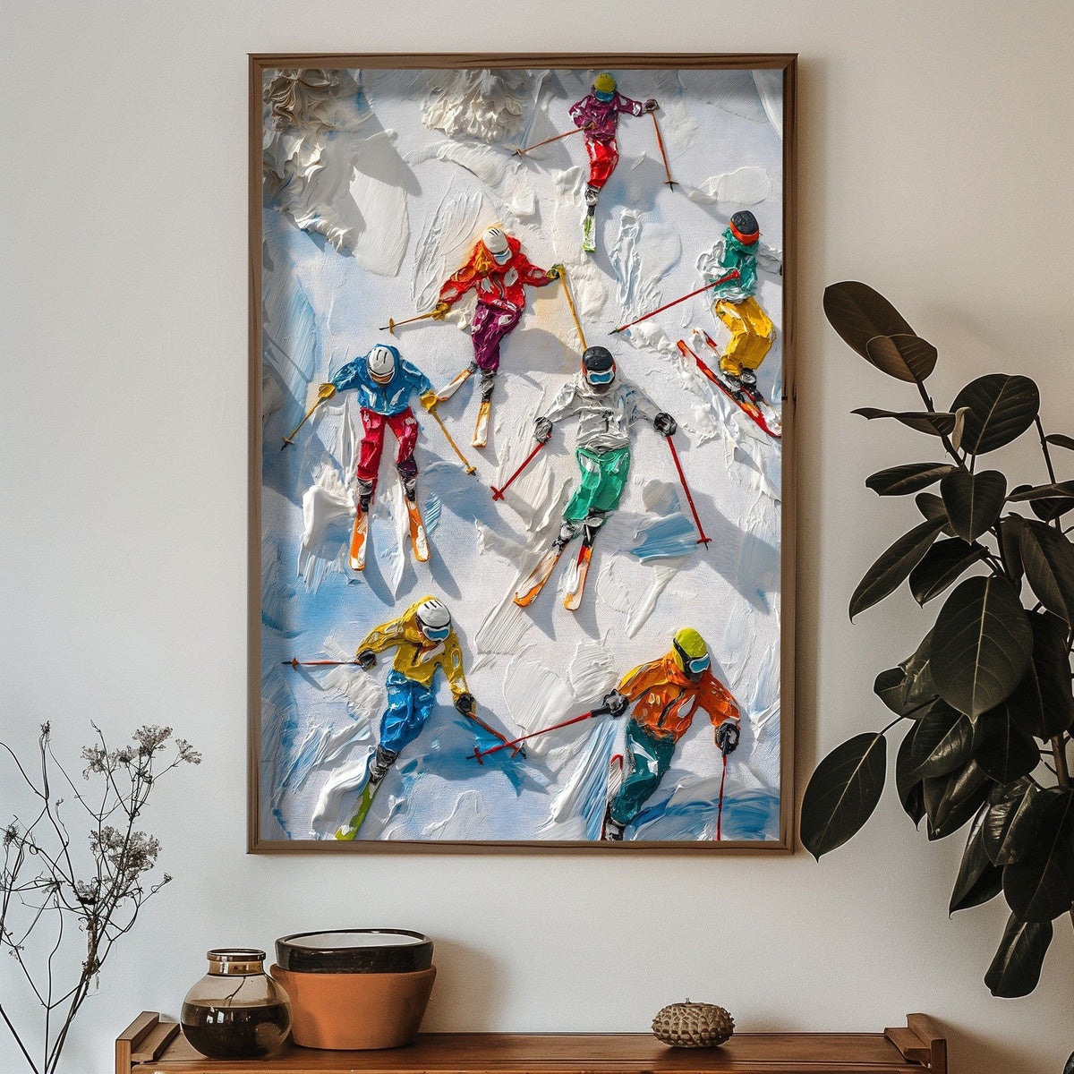 Tablou HUM075, multicolor, 50x70 cm