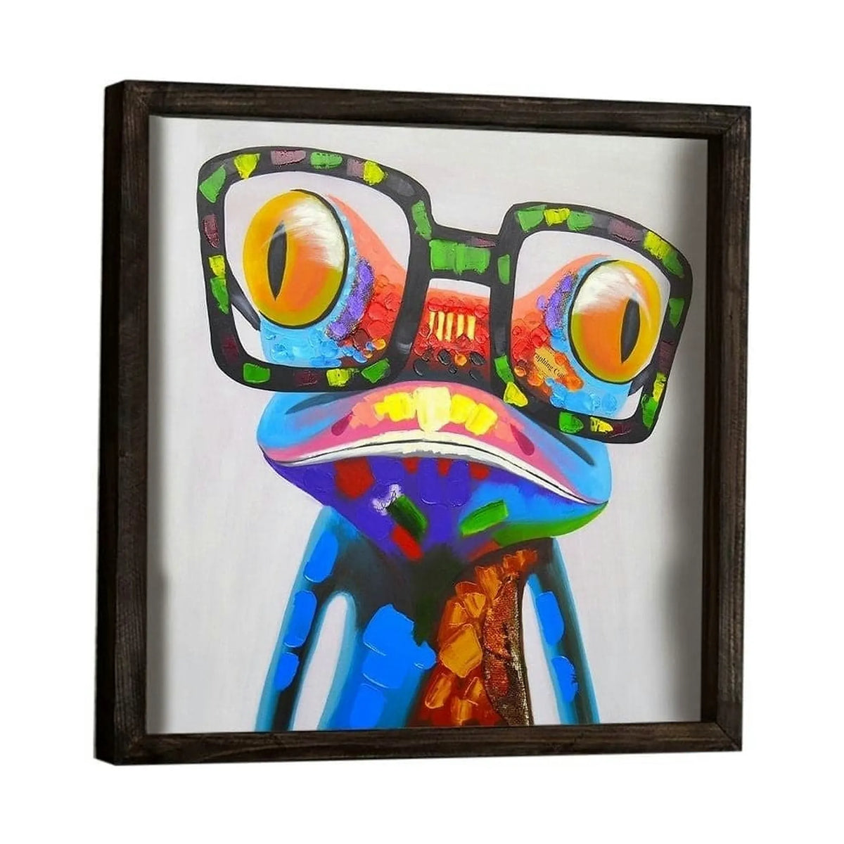 Tablou KZM522, multicolor, lemn, 33x33 cm
