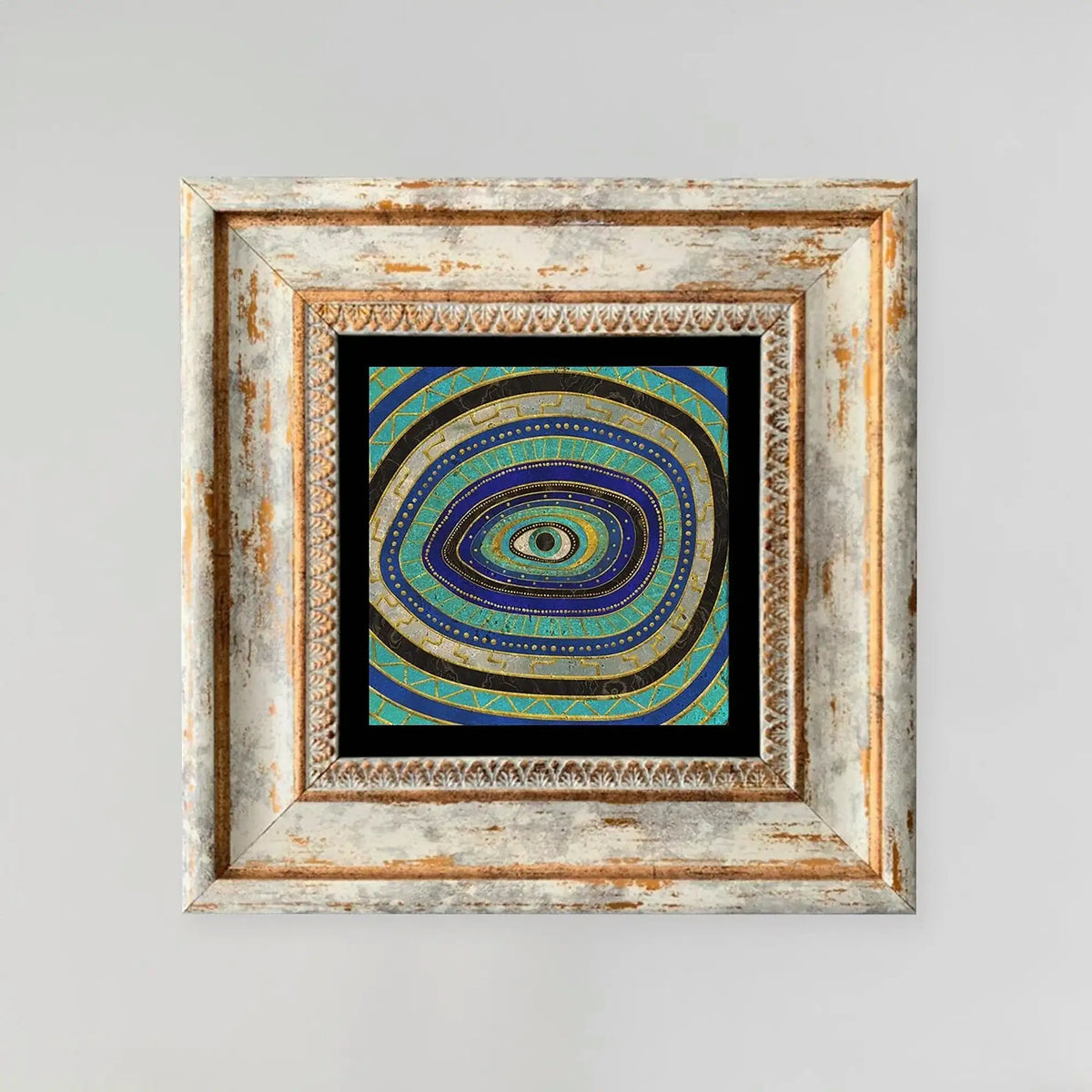 Tablou TC11315, multicolor, piatră, 20x20 cm