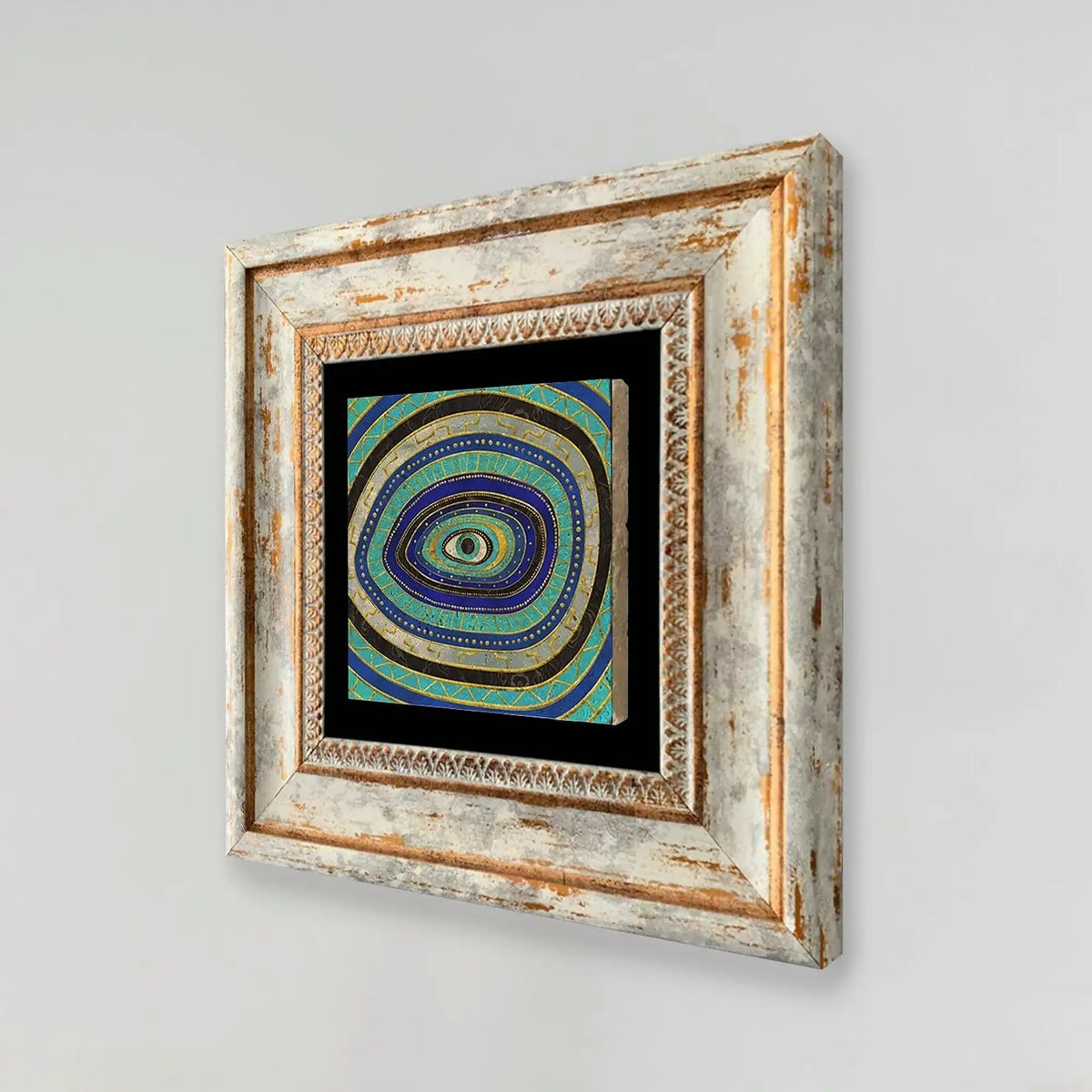Tablou TC11315, multicolor, piatră, 20x20 cm