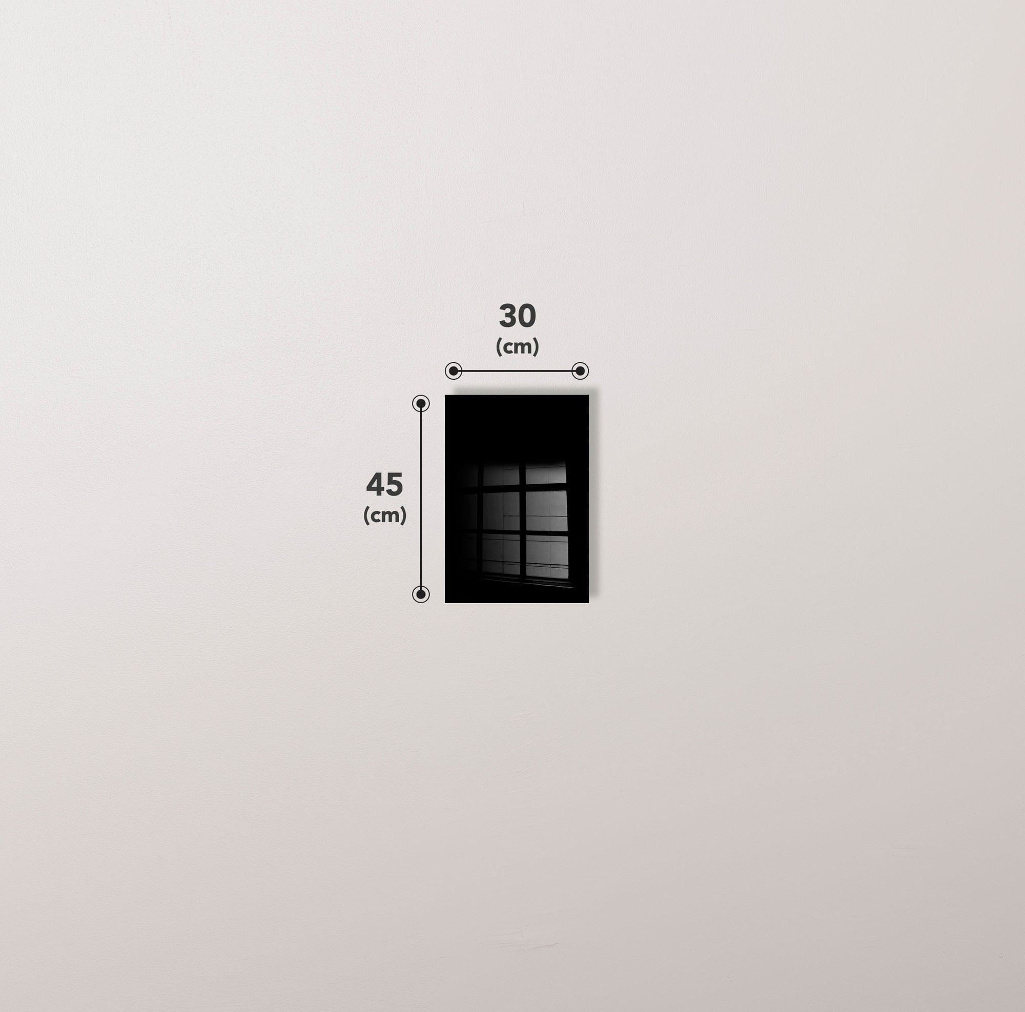 Tablou UV-566, multicolor, sticla, 30x45 cm