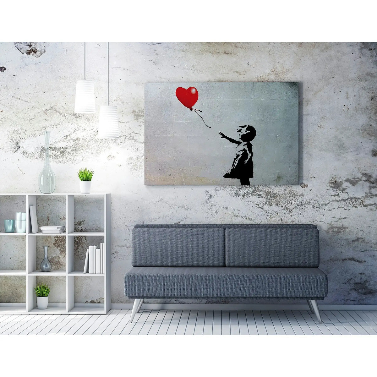 Tablou WY06, multicolor, pânză, 70x100 cm