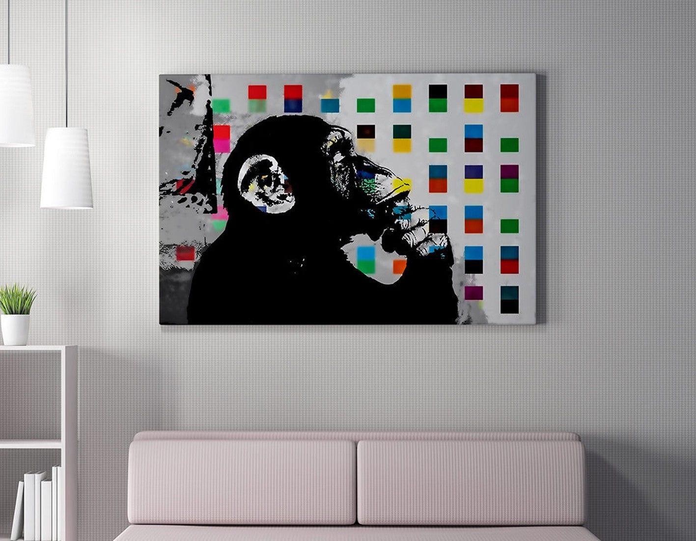 Tablou WY162, multicolor, panza, 100x70 cm