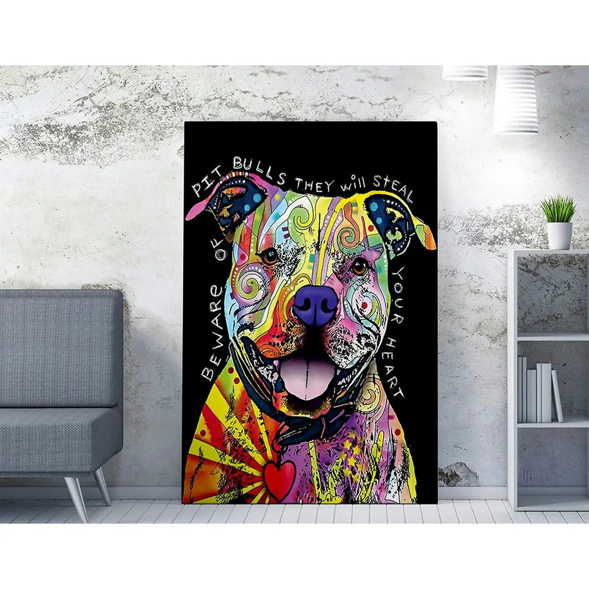 Tablou WY163, multicolor, panza, 70x100 cm