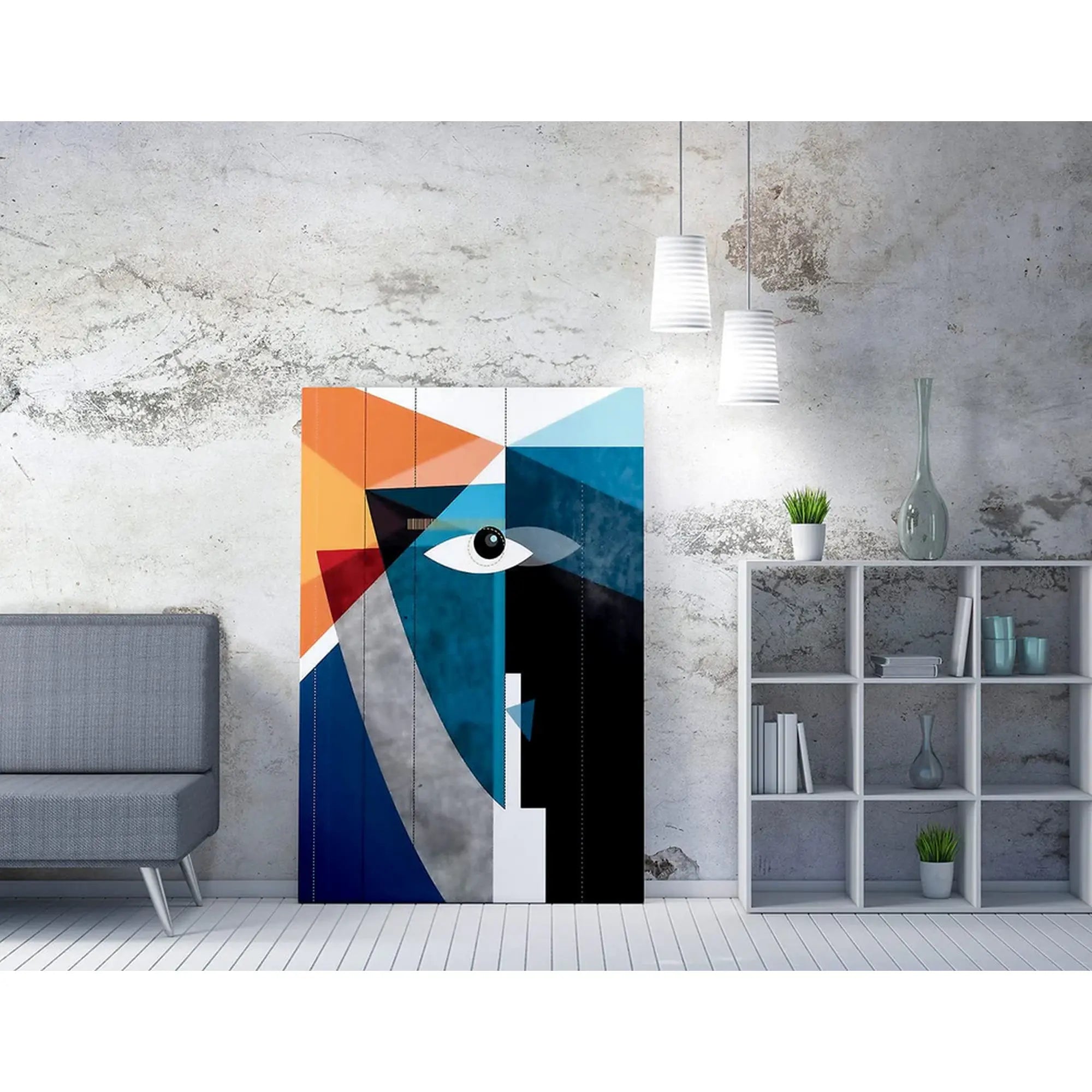 Tablou WY243, multicolor, panza, 50x70 cm