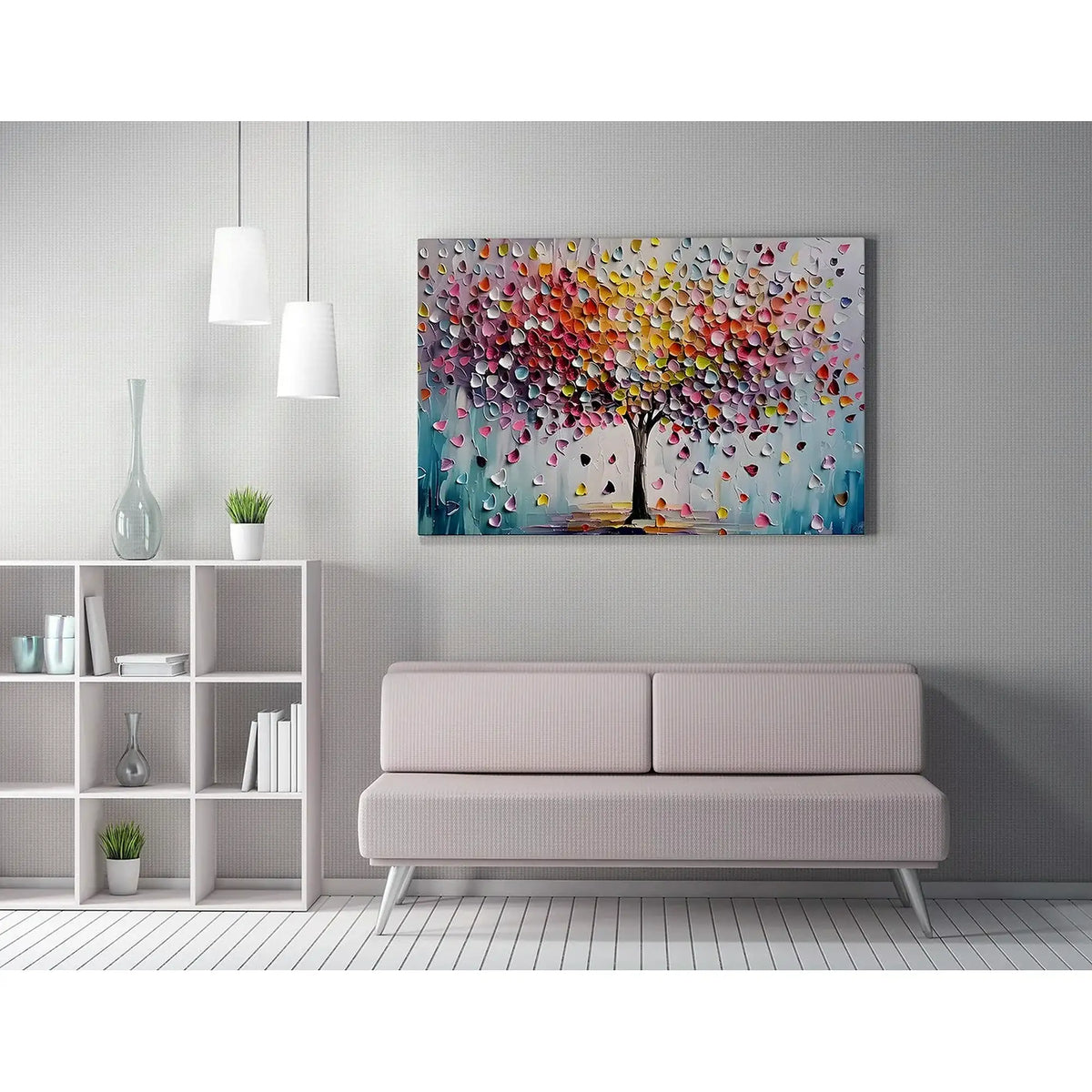 Tablou WY347, multicolor, pânză, 50x70 cm