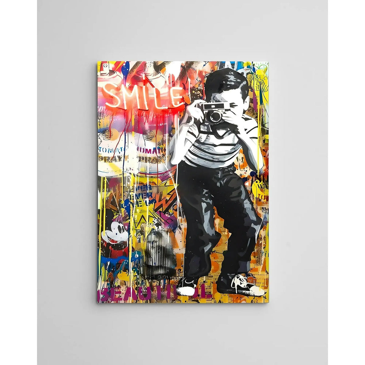 Tablou WY357, multicolor, pânză, 50x70 cm