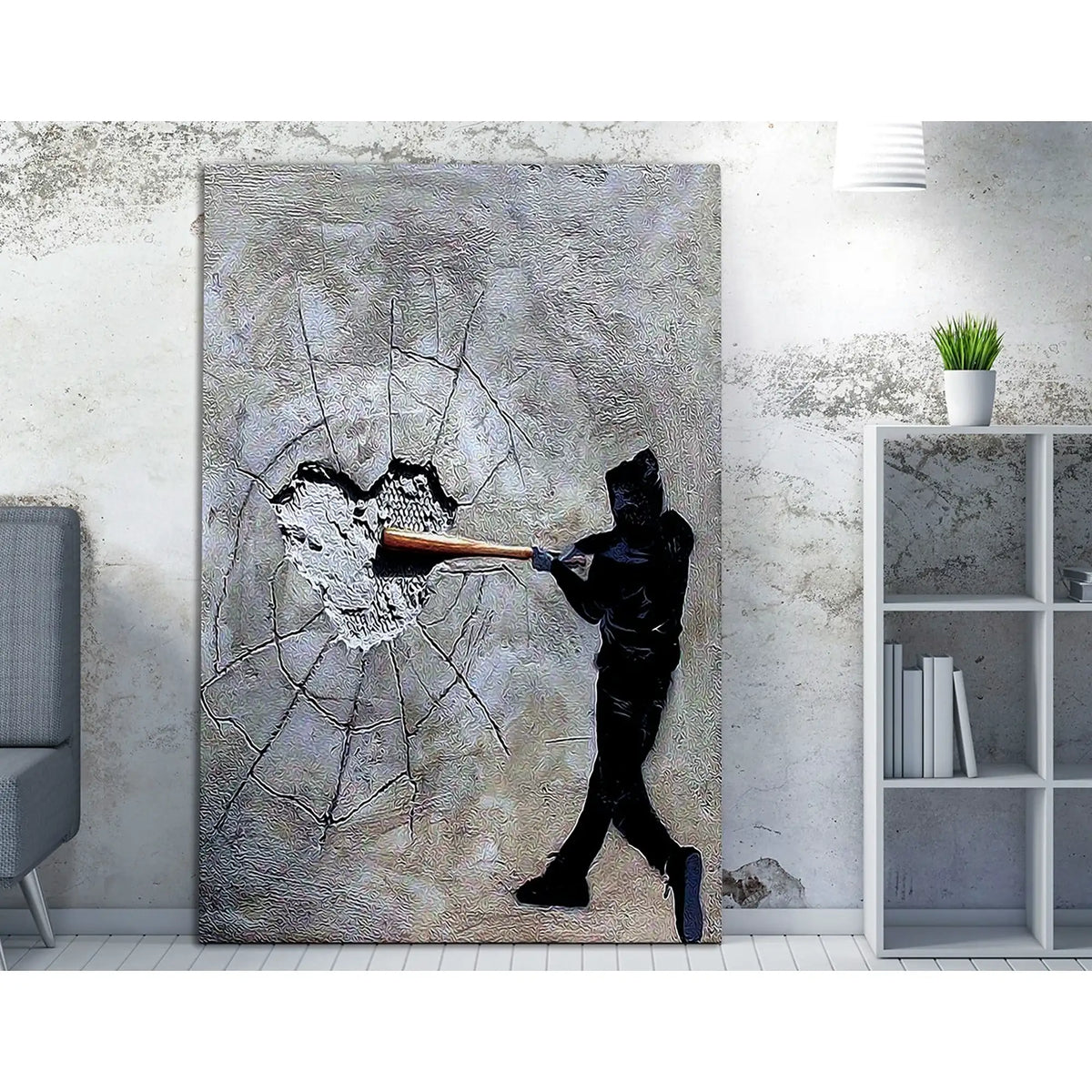 Tablou WY45, multicolor, pânză, 50x70 cm