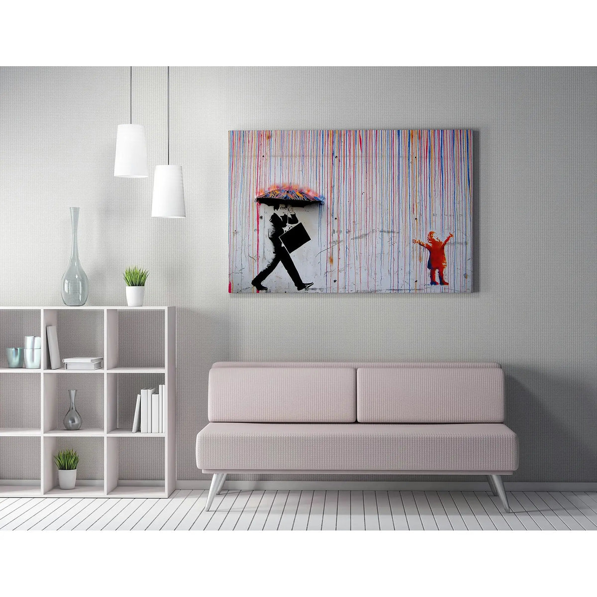Tablou WY64, multicolor, pânză, 50x70 cm