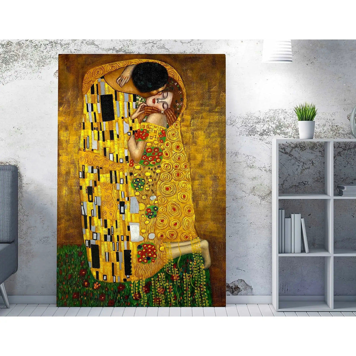 Tablou WY94, multicolor, pânză, 70x100 cm