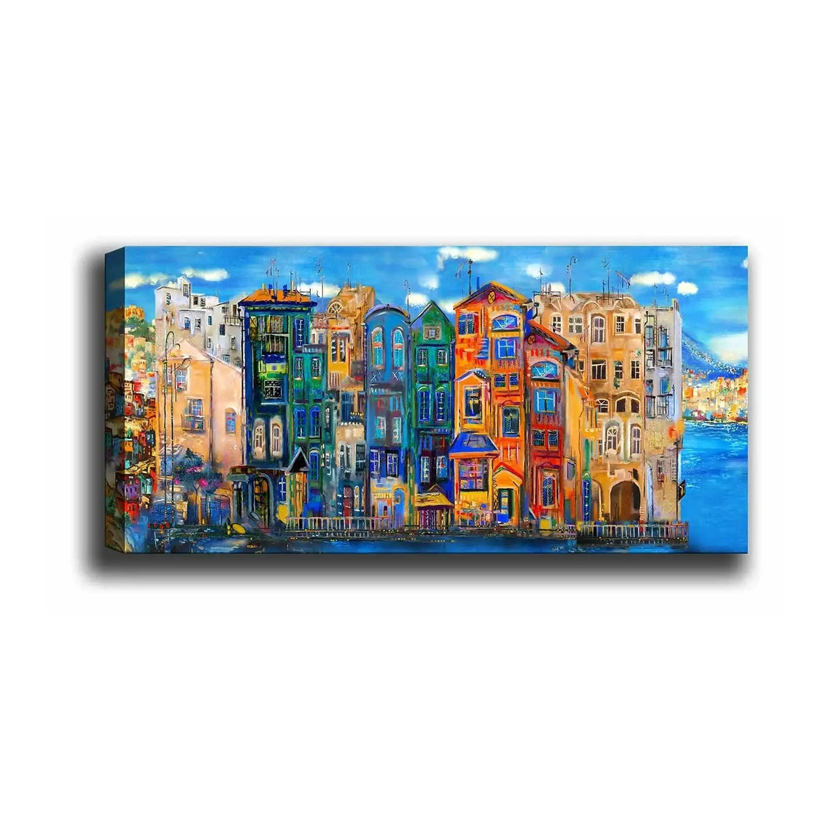 Tablou YTY233816548, multicolor, pânză, 50x120 cm