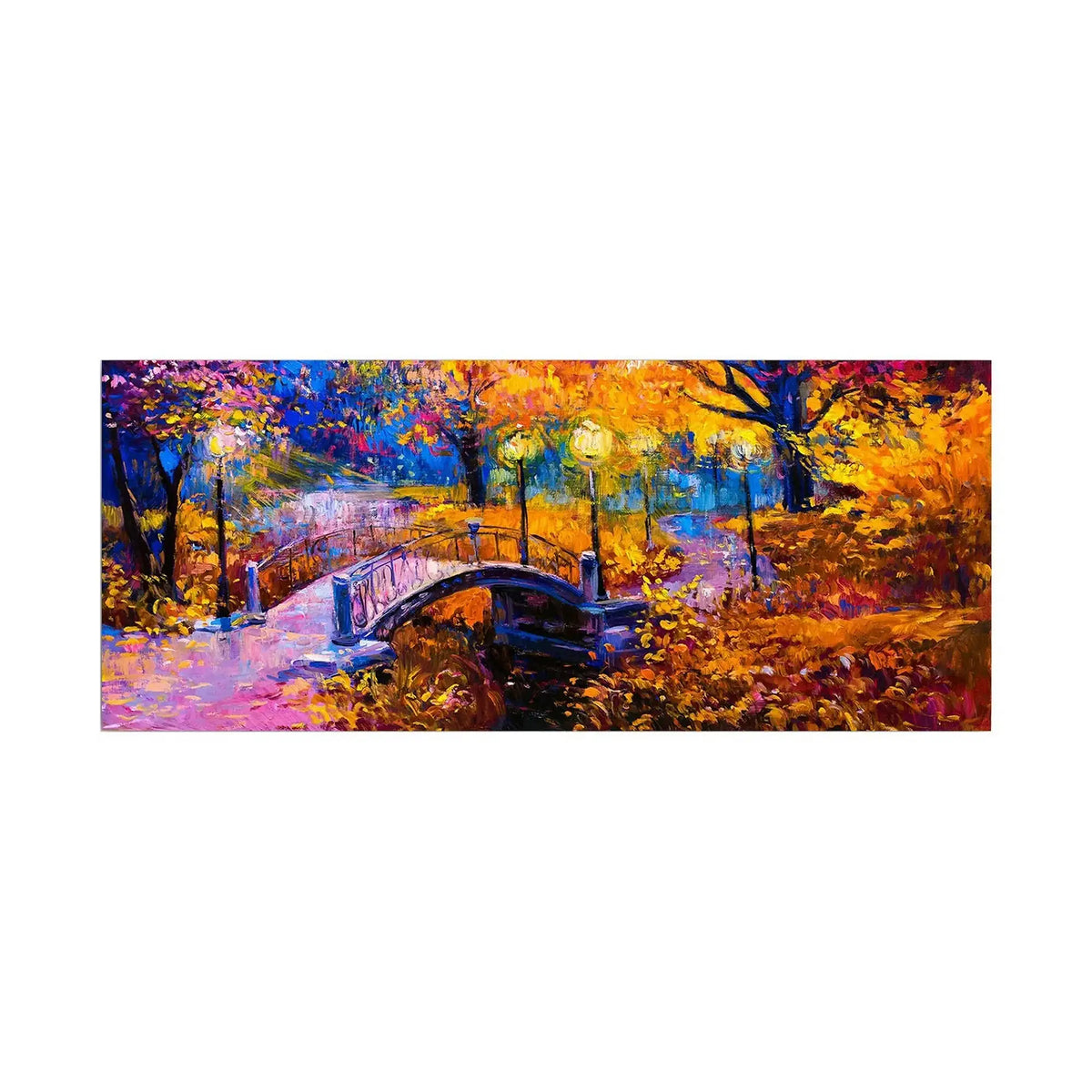 Tablou YTY233816548, multicolor, pânză, 50x120 cm