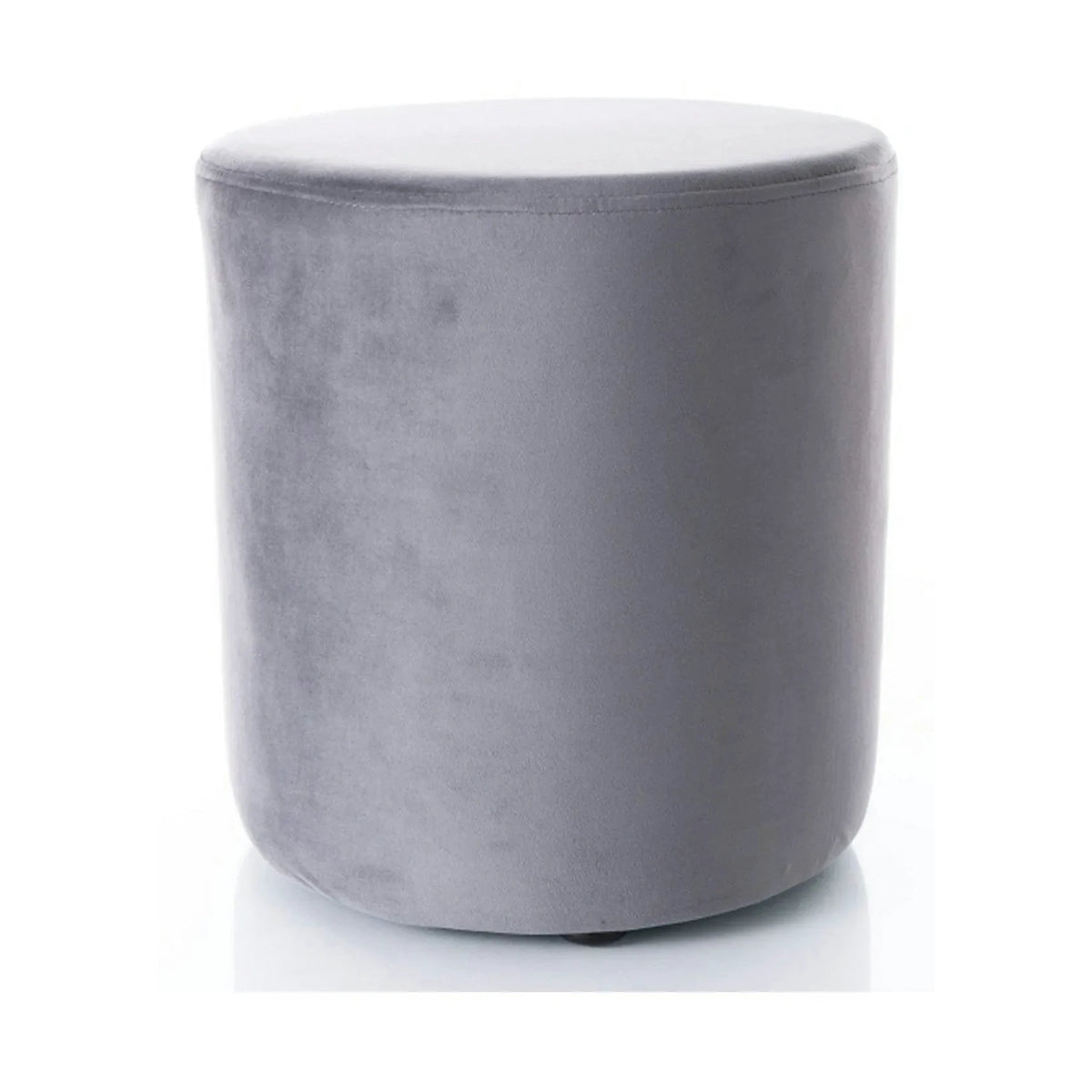 Taburet DOTI B, stofa catifelata gri inchis - Bluvel 14, 38x38x42 cm