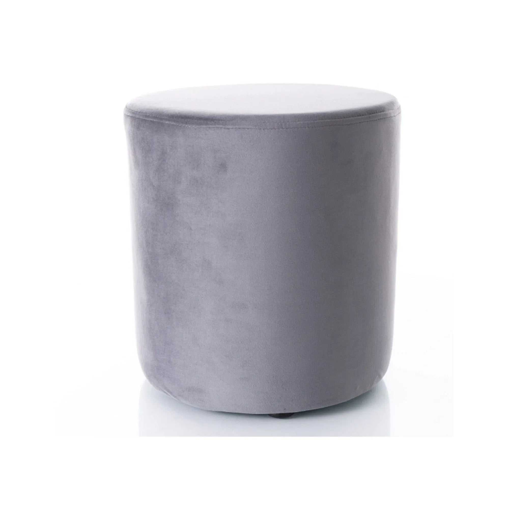 Taburet DOTI B, stofa catifelata gri inchis - Bluvel 14, 38x38x42 cm