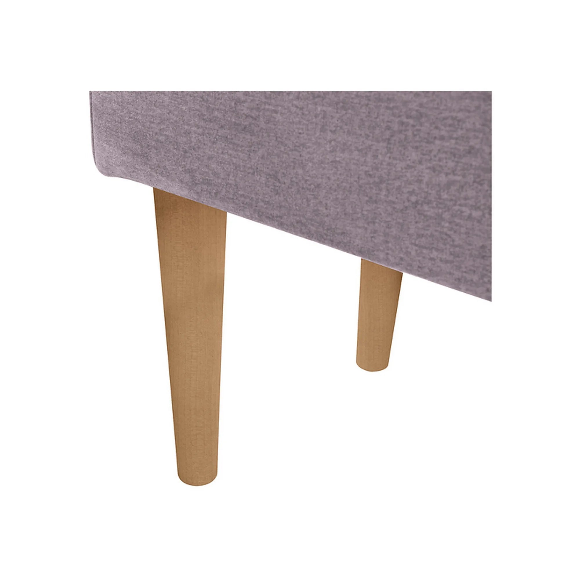 Taburet MILO, stofa catifelata mov lila - Monolith 62, 61x37x39 cm