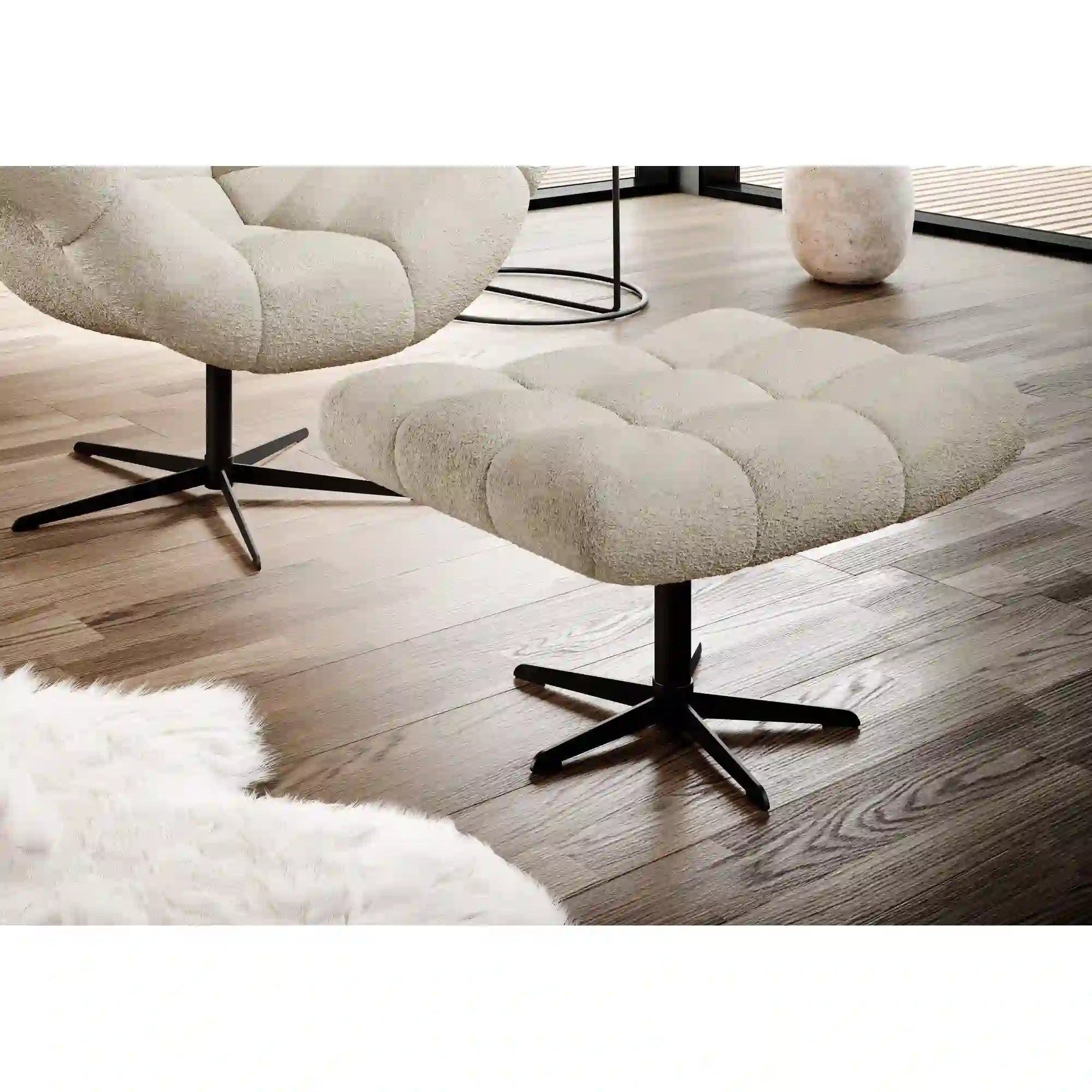 Taburet SENSI, personalizabil cu materiale din gama Oferta Avantaj, 69x46x45 cm