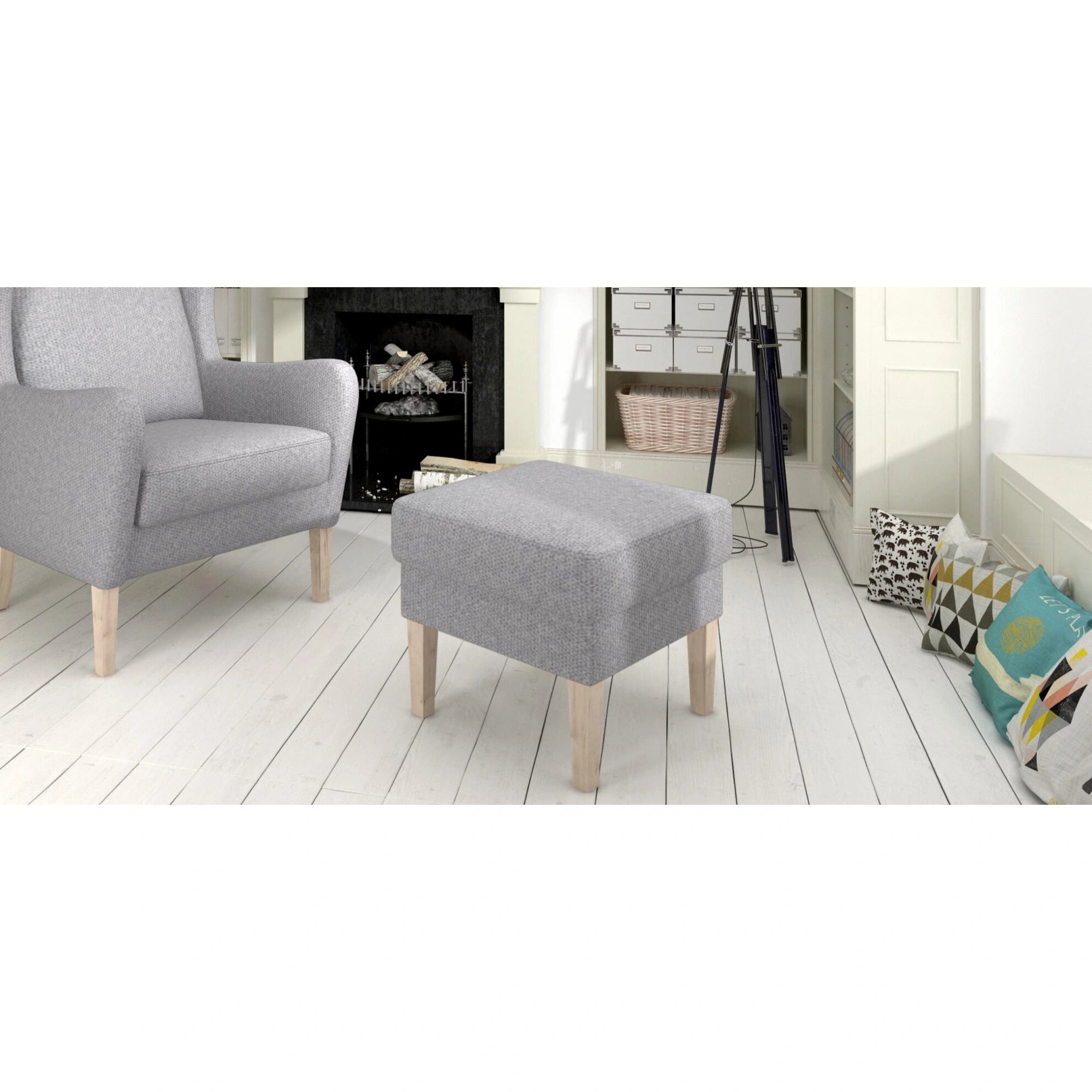 Taburet TACO, personalizabil materiale gama Premium, 49x49x45 cm