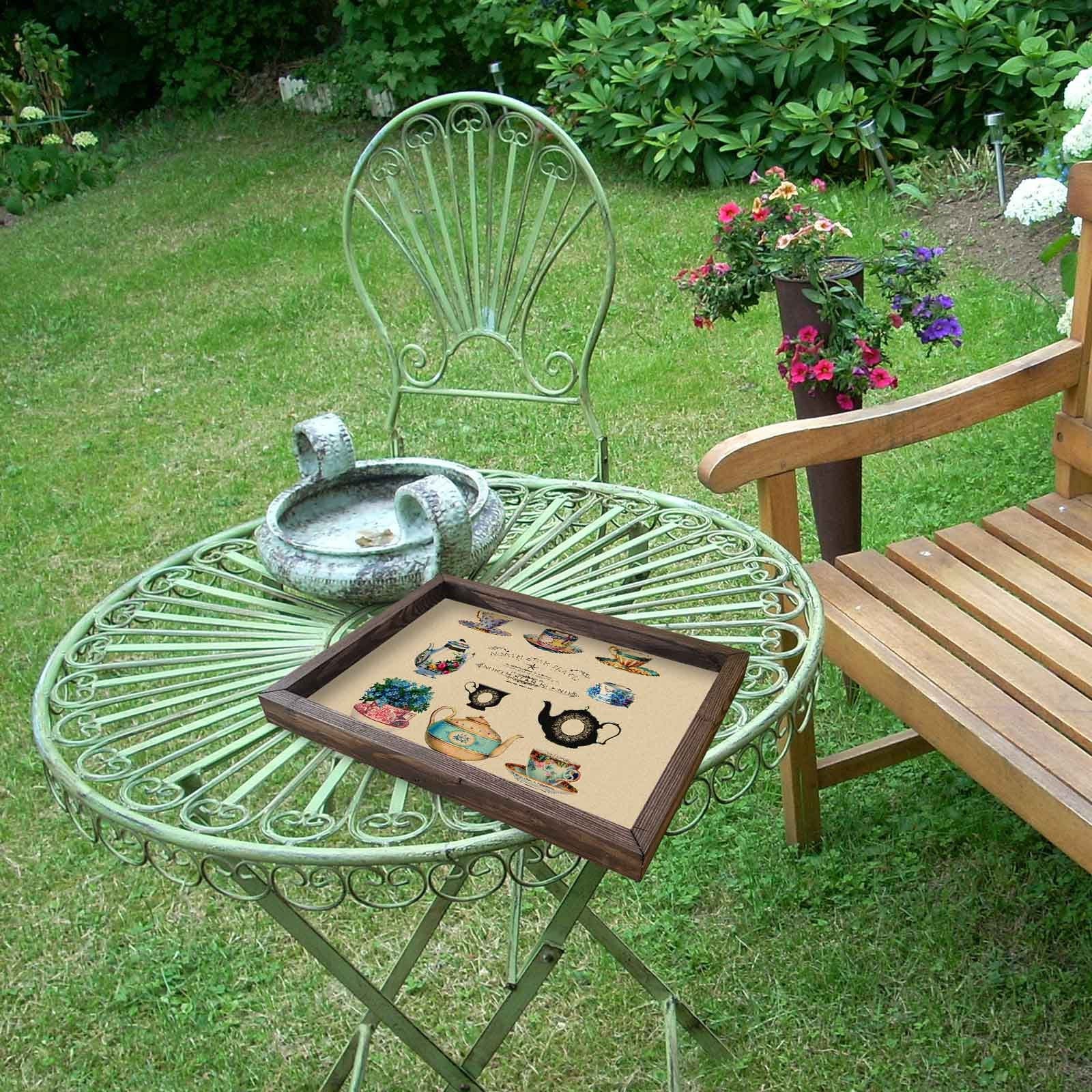 Tava AT-007, multicolor, lemn de pin, 40x30 cm