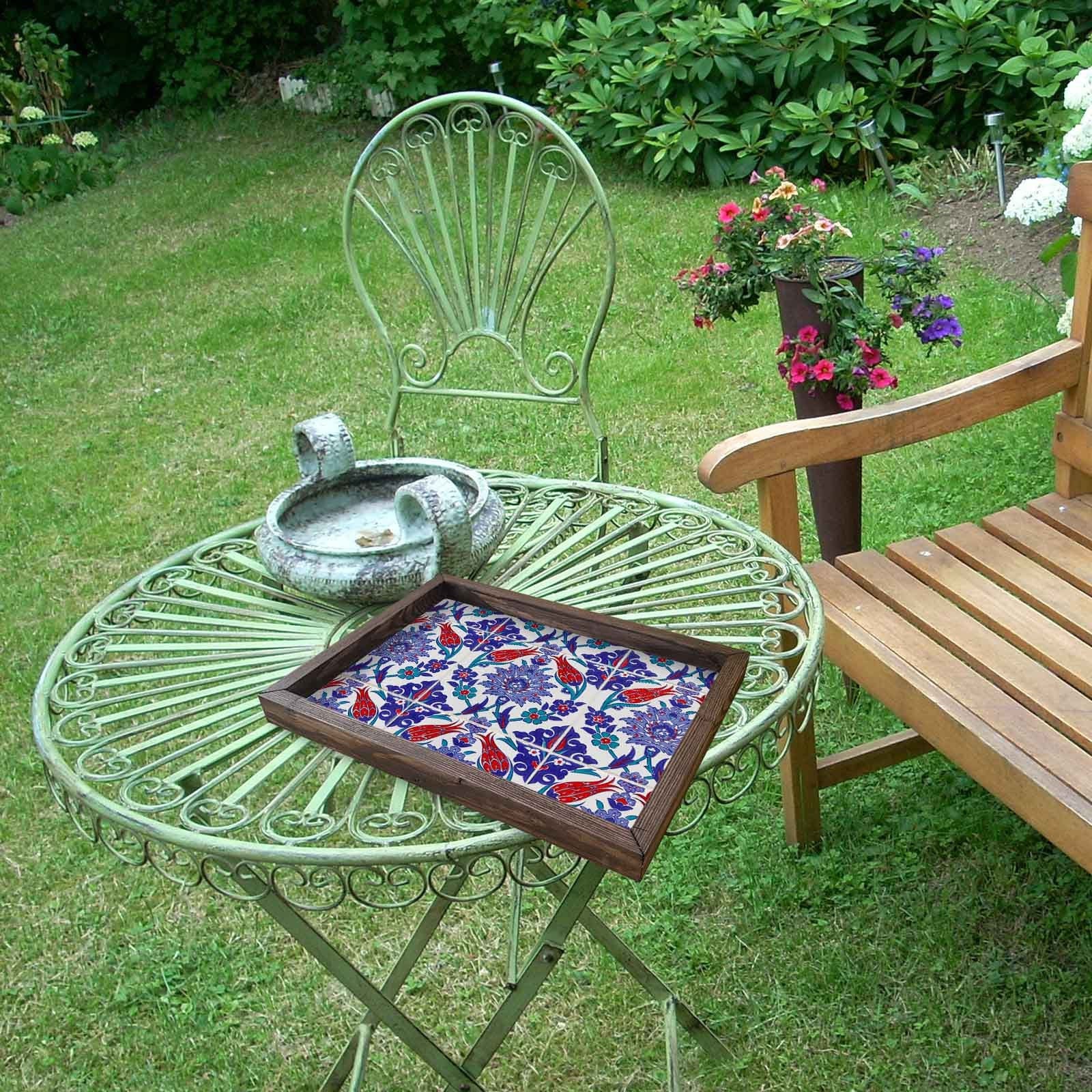 Tava AT-014, multicolor, lemn de pin, 40x30 cm