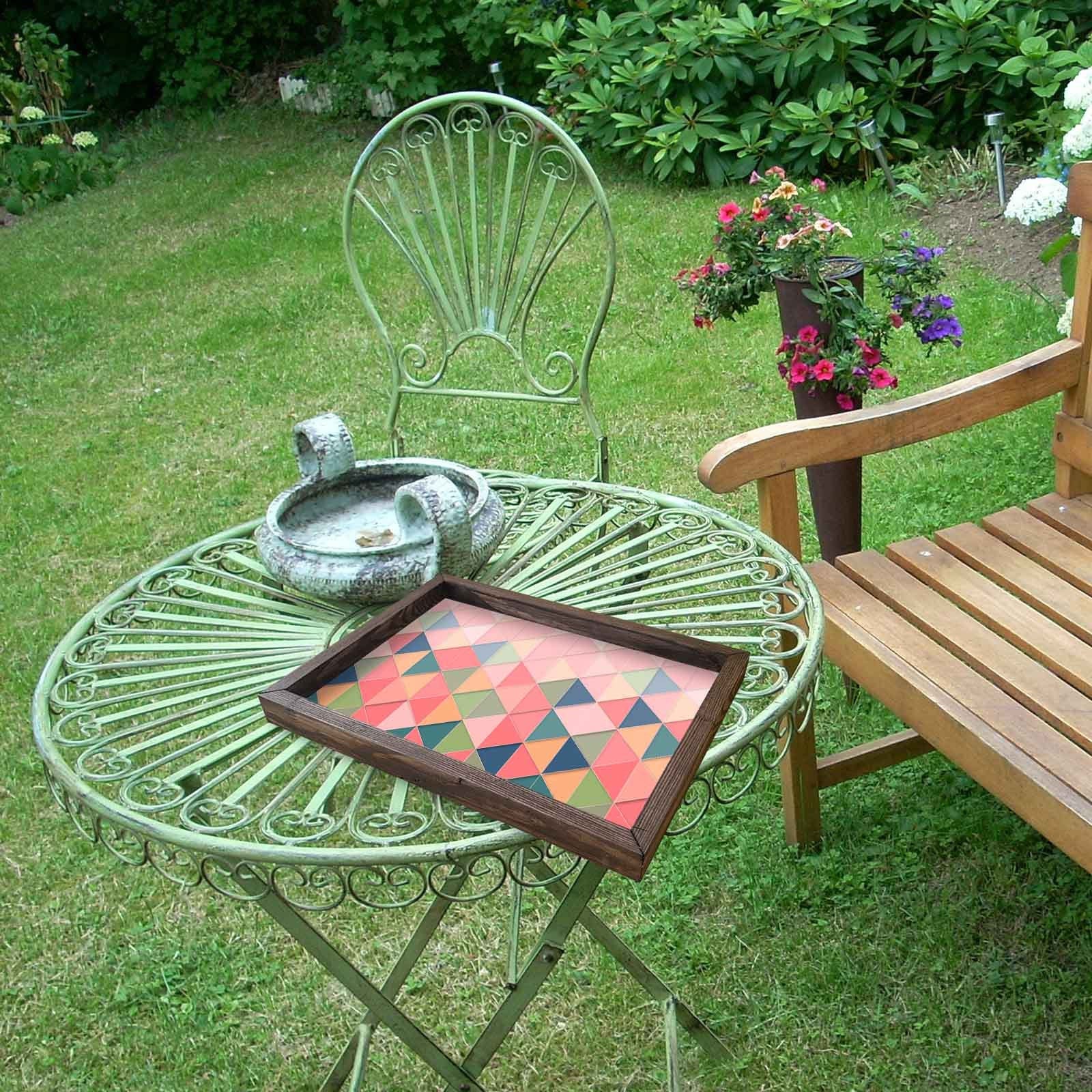 Tava AT-016, multicolor, lemn de pin, 40x30 cm