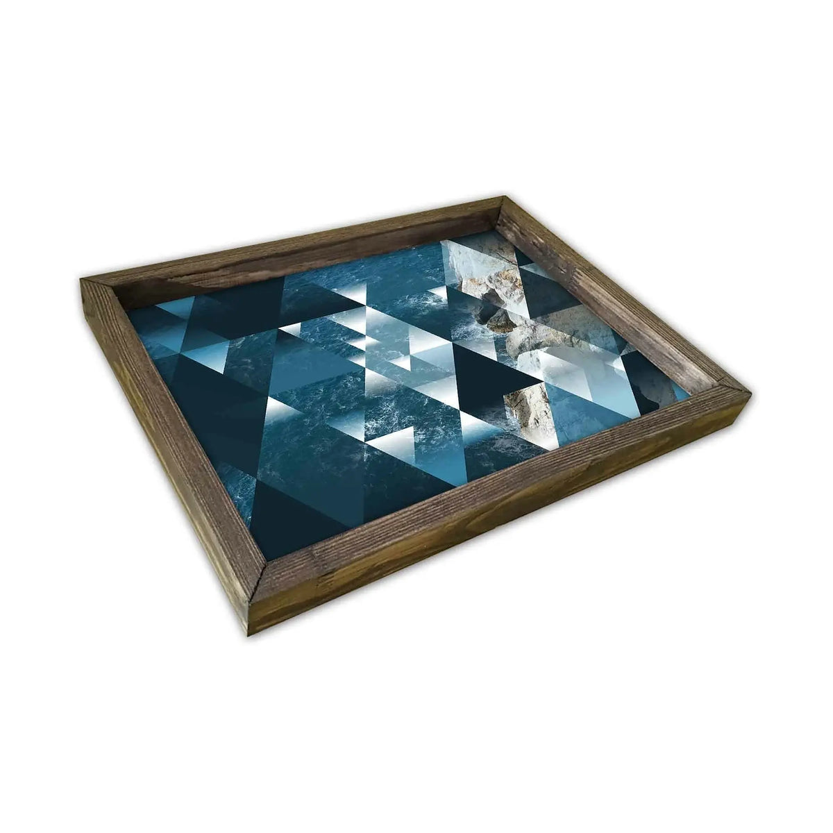 Tava AT-042, multicolor, lemn de pin, 40x30 cm