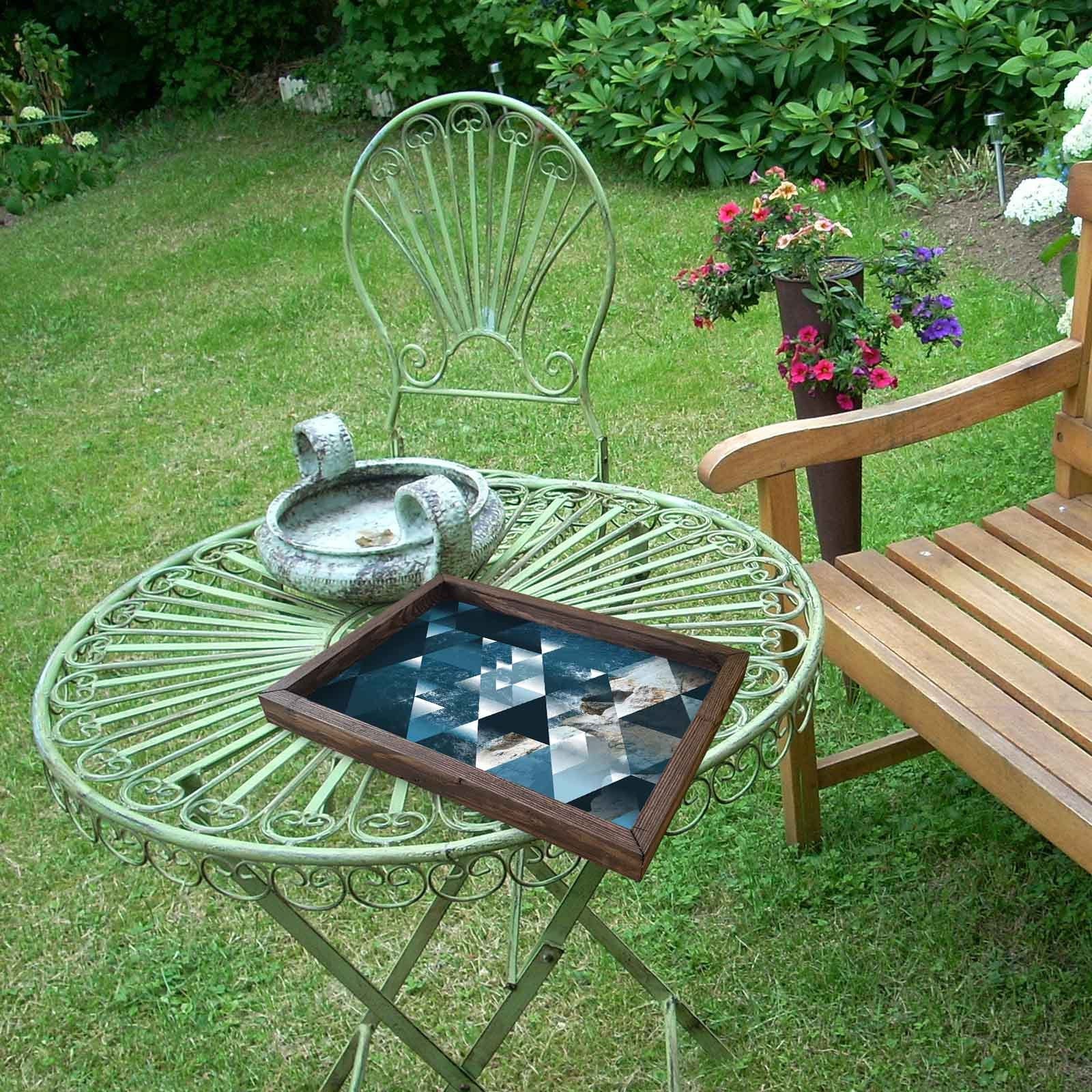 Tava AT-042, multicolor, lemn de pin, 40x30 cm