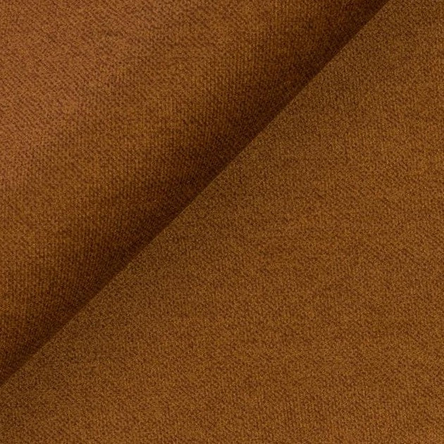 Canapea extensibila HARRY, stofa catifelata maro - Element 07, lada pentru depozitare, functie de dormit, 2 pernute decorative, 208x96x102 cm