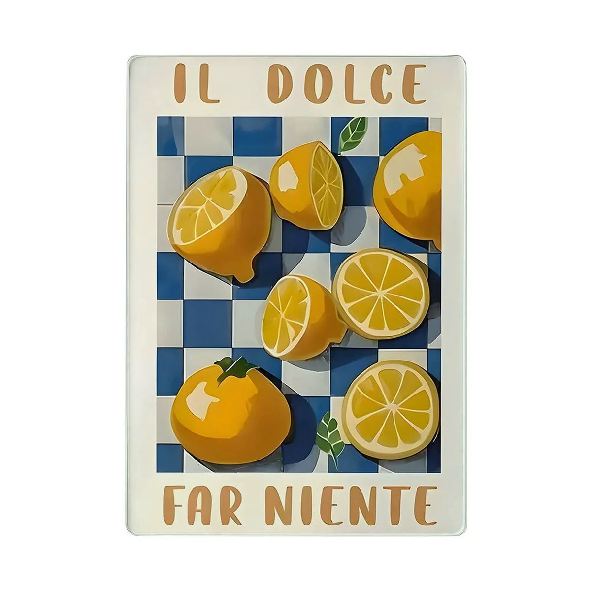 Tocător KES-00077, multicolor, sticlă, 30x40 cm