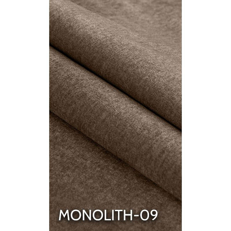 Coltar extensibil Forever, stofa catifelata maro - Monolith 09, 270x220x80 cm