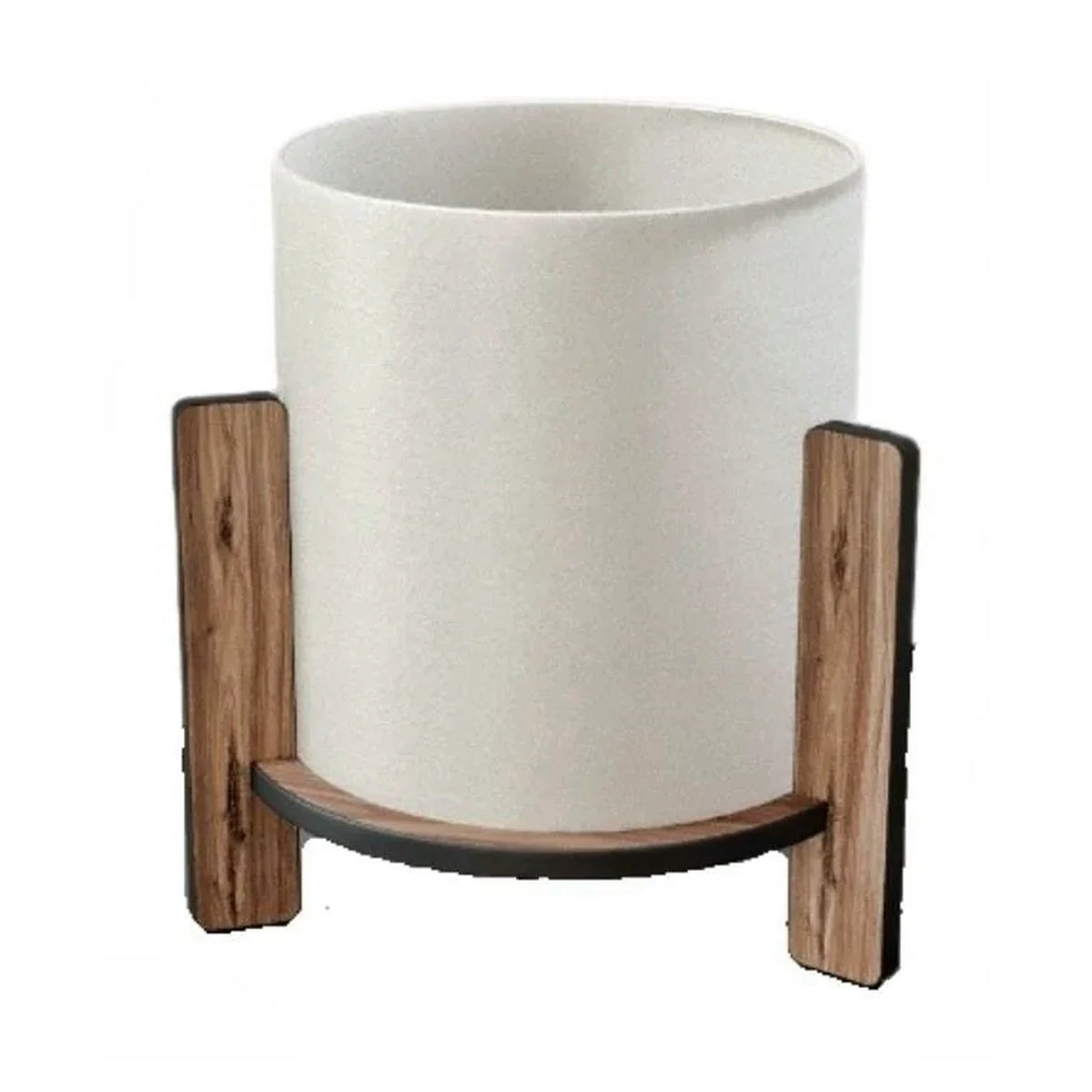 Veioză PINE, nuc, MDF/hârtie, 20x20x20 cm