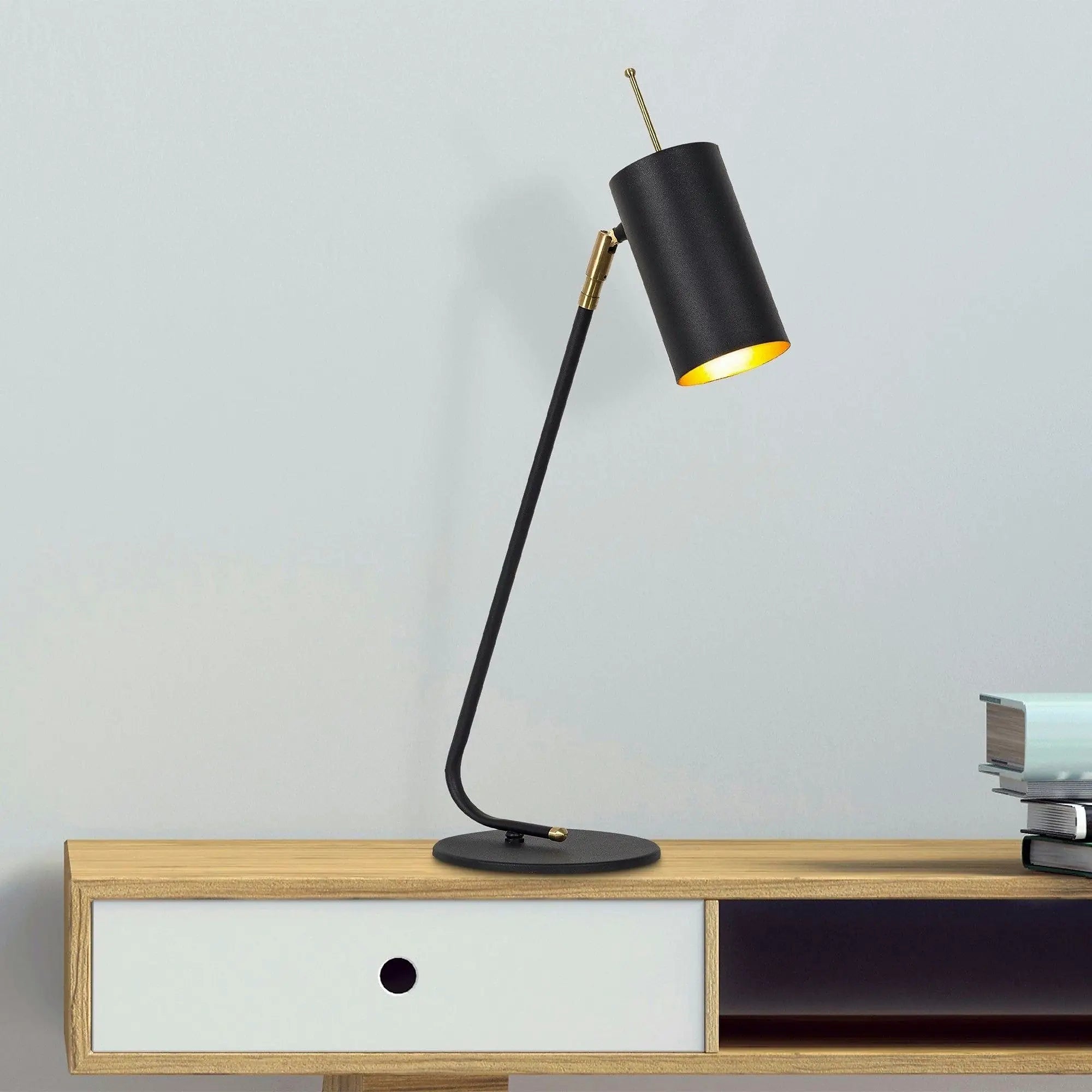 Veioza SILVANI MR-611, negru, metal, 26x8x55 cm