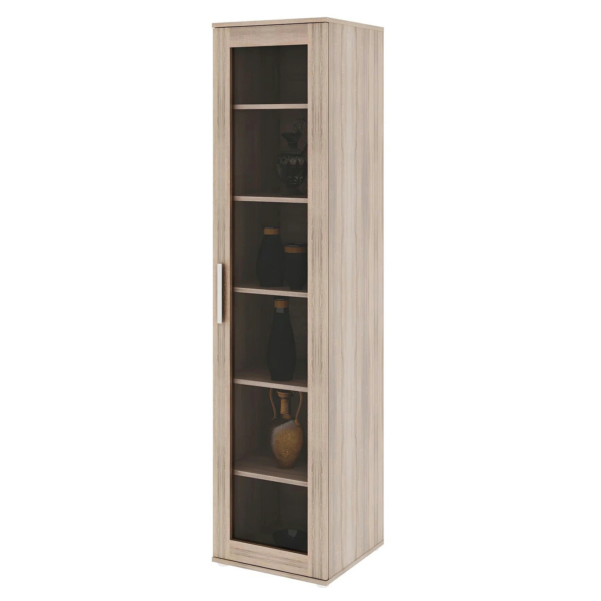 Vitrina DUNAJ Tip 4, stejar sonoma, PAL melaminat, 45x47x191 cm