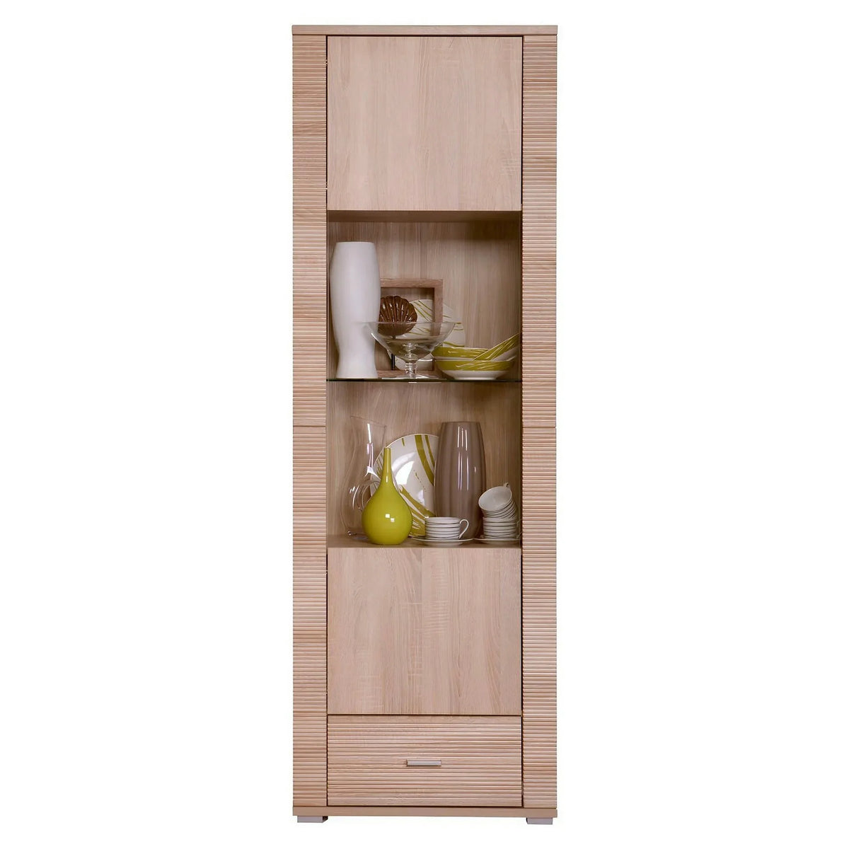 Vitrina GRAND tip 5, stejar sonoma, PAL laminat, 63x39x192 cm