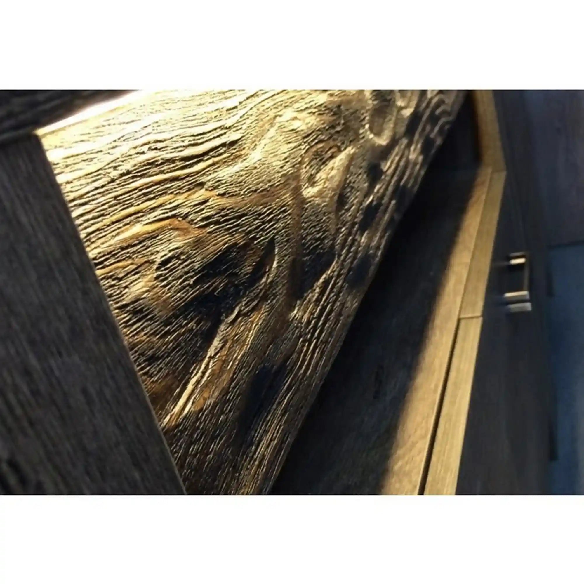 Vitrina INDIANAPOLIS I4, frasin inchis, PAL laminat/furnir ABS/metal, 56x42x192 cm