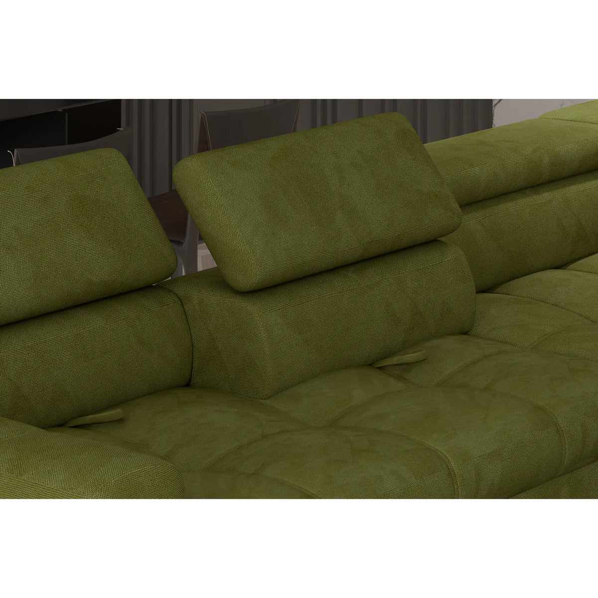 Coltar extensibil VOSS L, personalizabil materiale Oferta Avantaj, cu lada depozitare, 285x218x93 cm