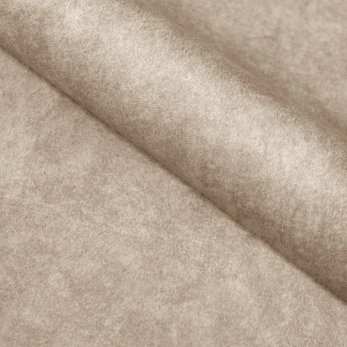 Canapea extensibila GANDI 140, stofa catifelata bej - Whisper 03, cu tetiere reglabile, 207x102x95 cm